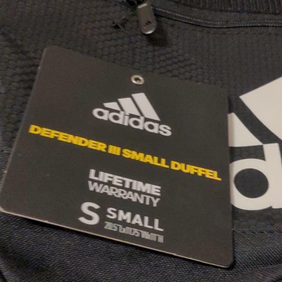 Adidas small defender III duffle Black and white - Picture 2 of 4